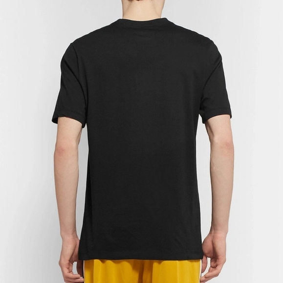 Nike Men's Sportswear Story Pack Logo-Print Cotton-Jersey T-Shirt  Black Large - Picture 3 of 4